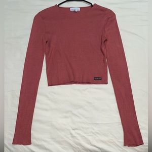 Calvin Klein Long sleeves Crop Top